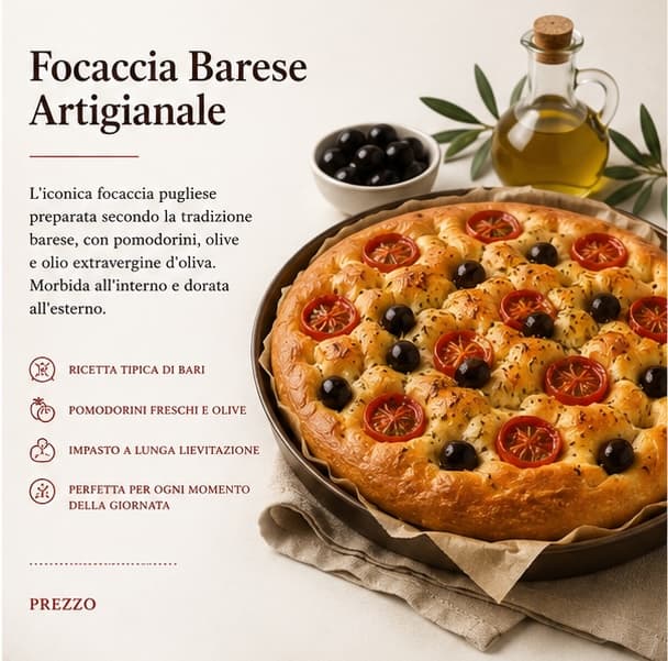 Focaccia Barese Artigianale