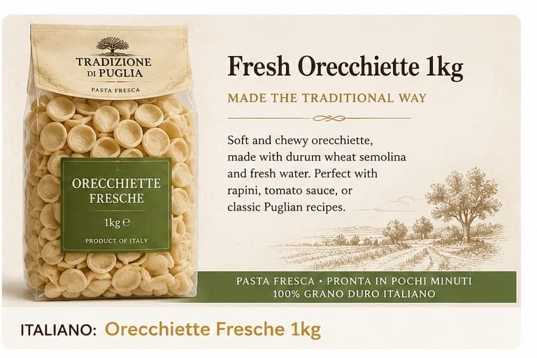Orecchiette Fresche 1kg