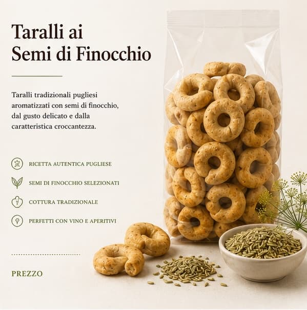 Taralli ai Semi di Finocchio